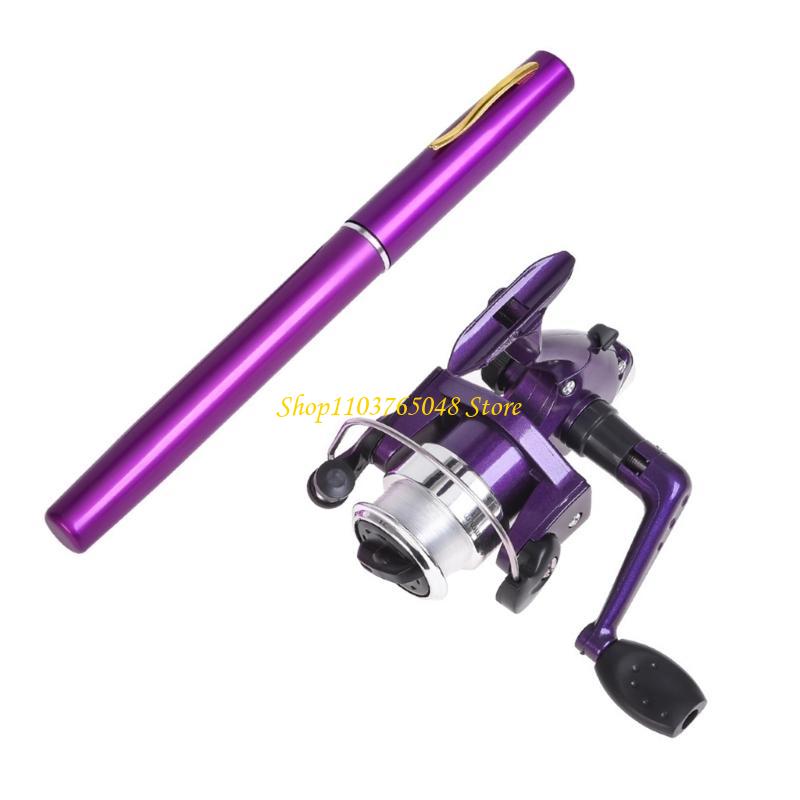 Ice Fishing Reel - R53E Mini Pen Fishing Rod Set