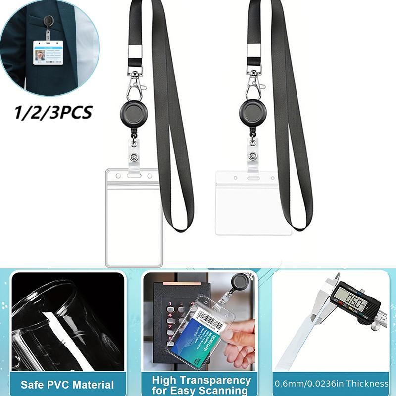 1/2/3Pcs Retractable Badge Ree - Reel Cover ulasan dan harga