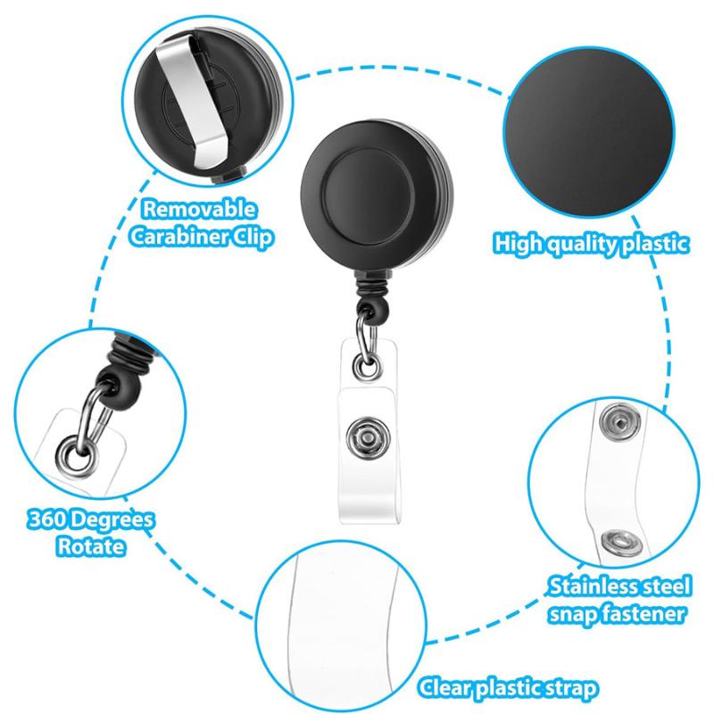 1/2/3Pcs Retractable Badge Ree - Reel Cover ulasan dan harga