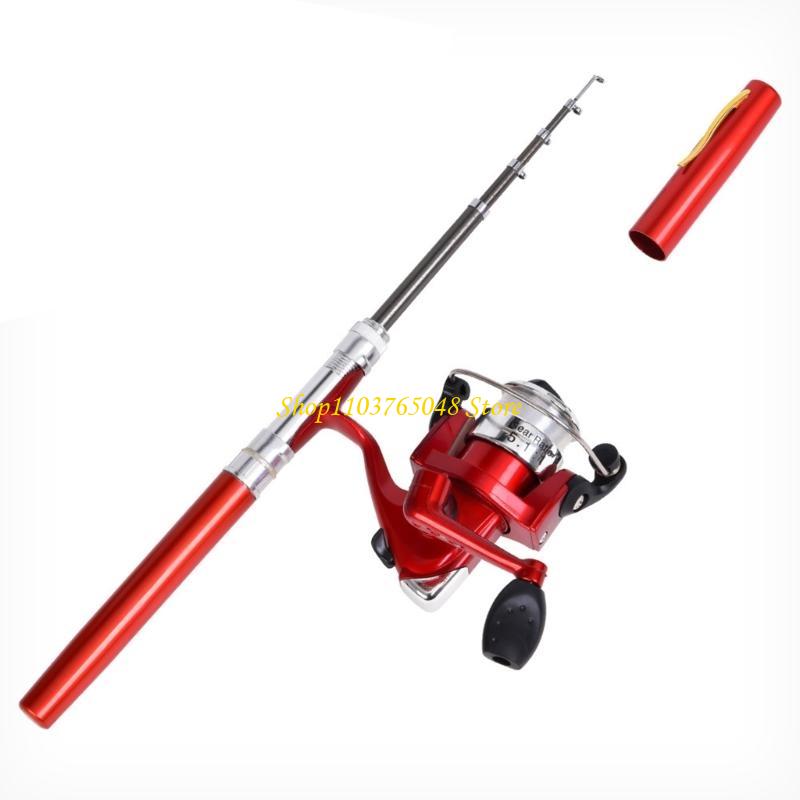 R53E Mini Pen Fishing Rod Set  - Ice Fishing Reel ulasan dan harga