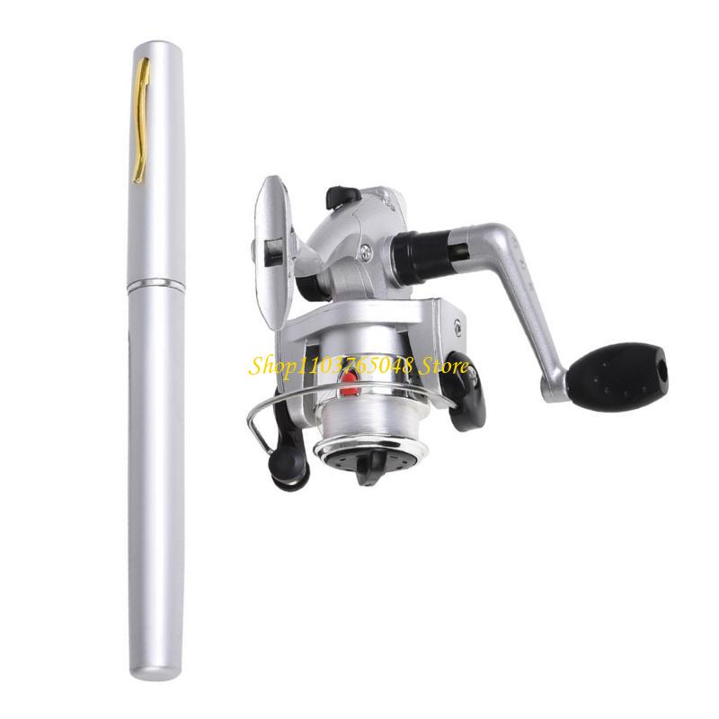 R53E Mini Pen Fishing Rod Set  - Ice Fishing Reel ulasan dan harga