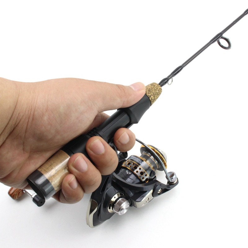 60cm 2 Tips Rod Reel Combos Wi - Ice Fishing Reel ulasan dan harga