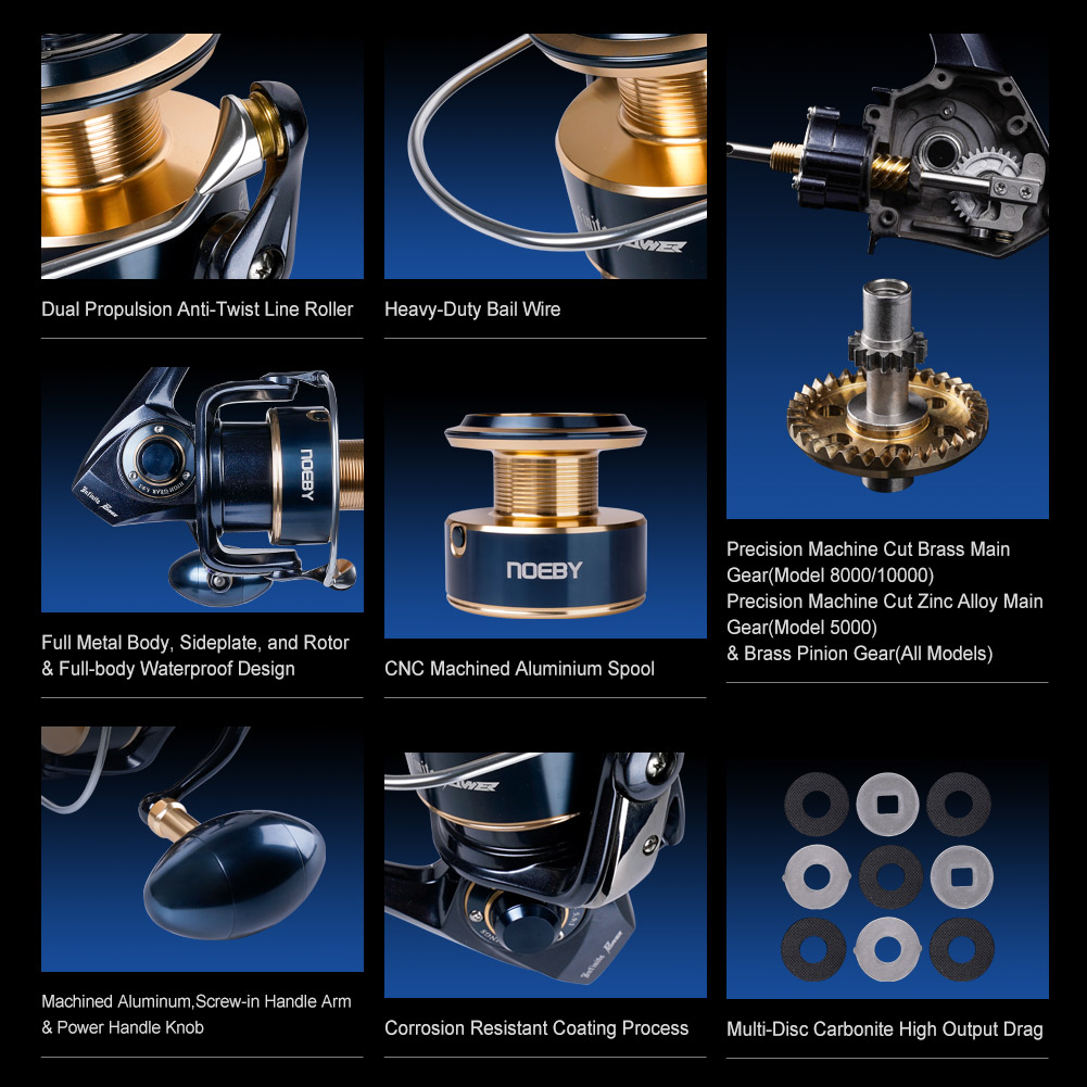 Noeby Infinite Power Spinning  - Surf Reel ulasan dan harga