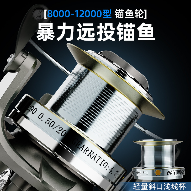 Metal Spinning Fishing Reel Lo - Ice Fishing Reel ulasan dan harga