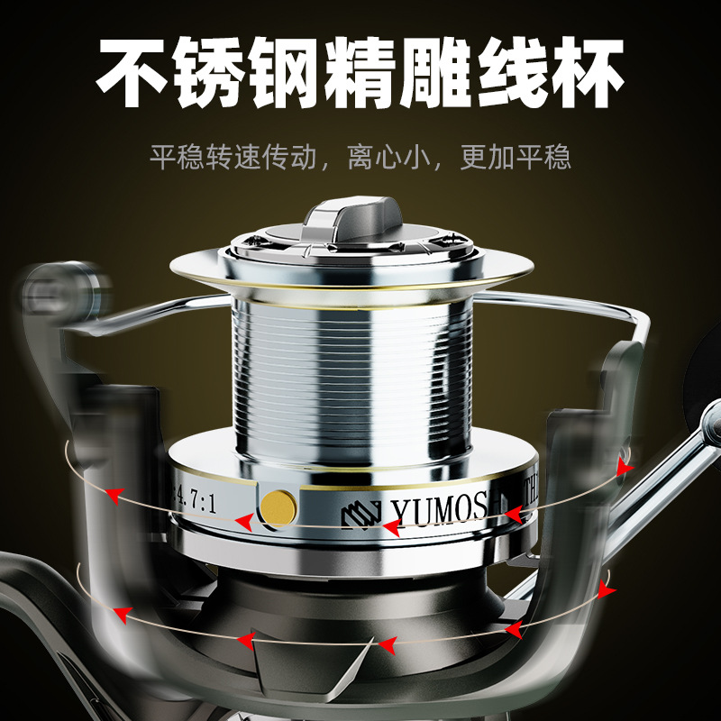 Metal Spinning Fishing Reel Lo - Ice Fishing Reel ulasan dan harga