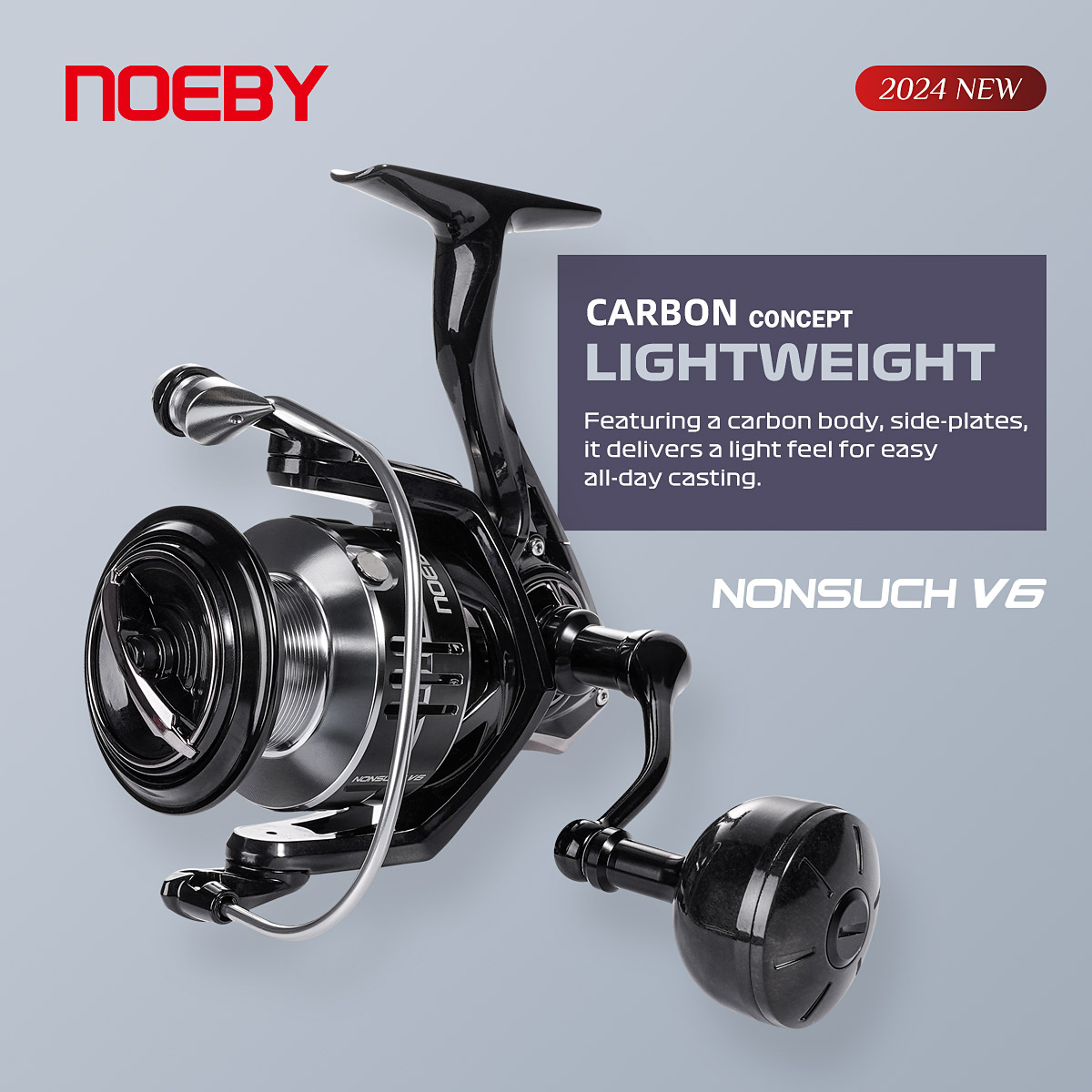 Noeby Carbon Spinning Fishing  - Surf Reel ulasan dan harga