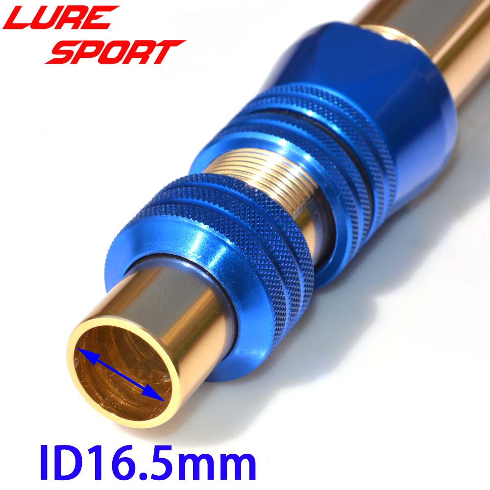 LURESPORT 40cm Gold and Blue L - Trolling Reel ulasan dan harga