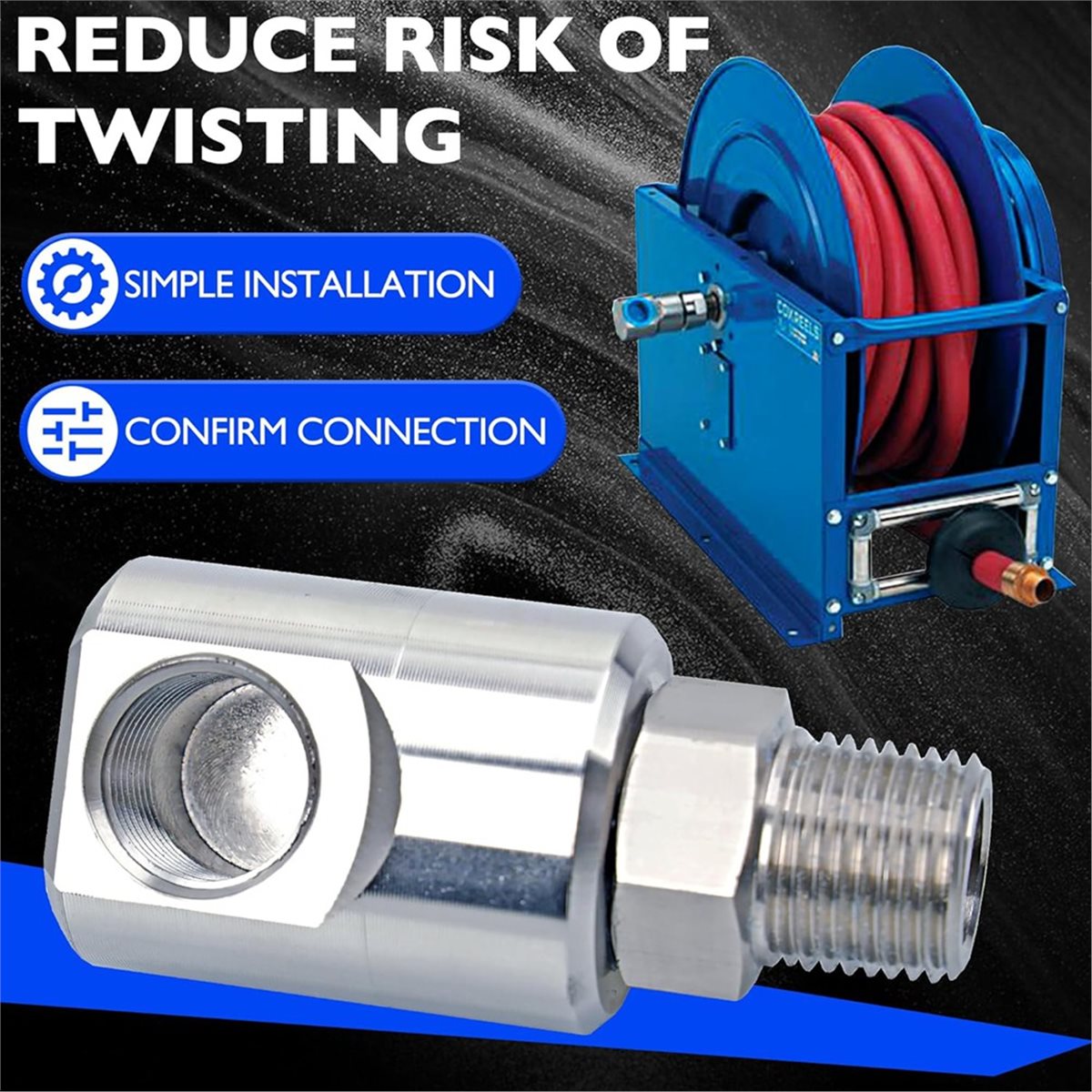 A45I 1/2 Inch MXF Hose Reel Sw - Reel Grease ulasan dan harga