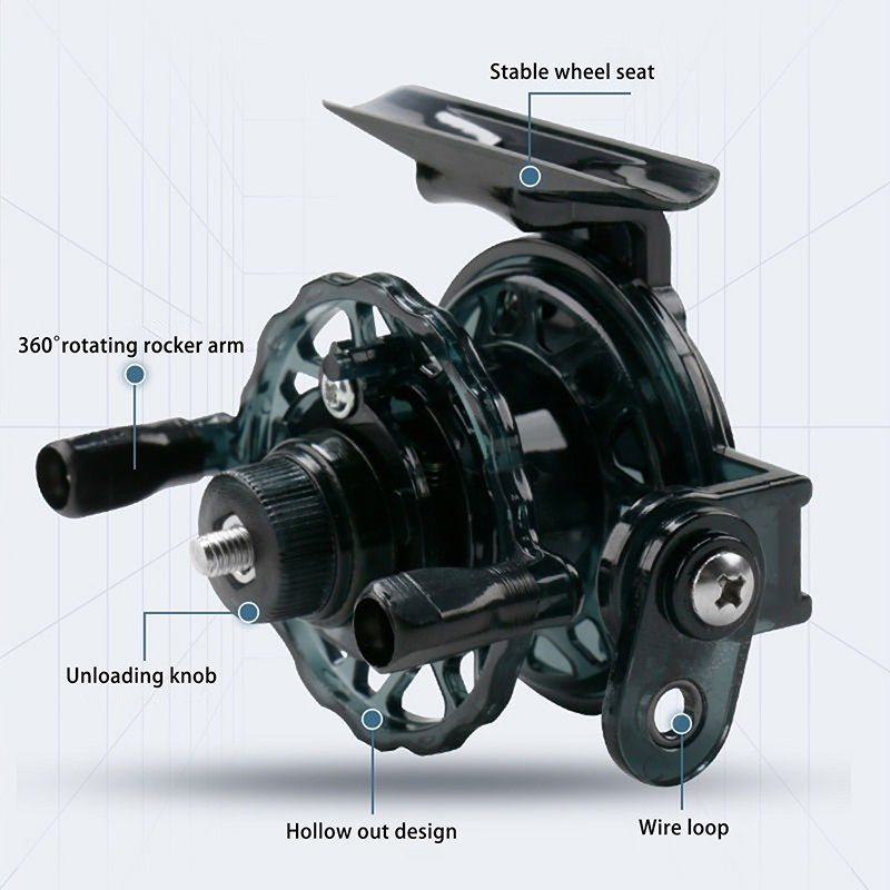 New 1pcs 1:1 Portable High Qua - Ice Fishing Reel ulasan dan harga