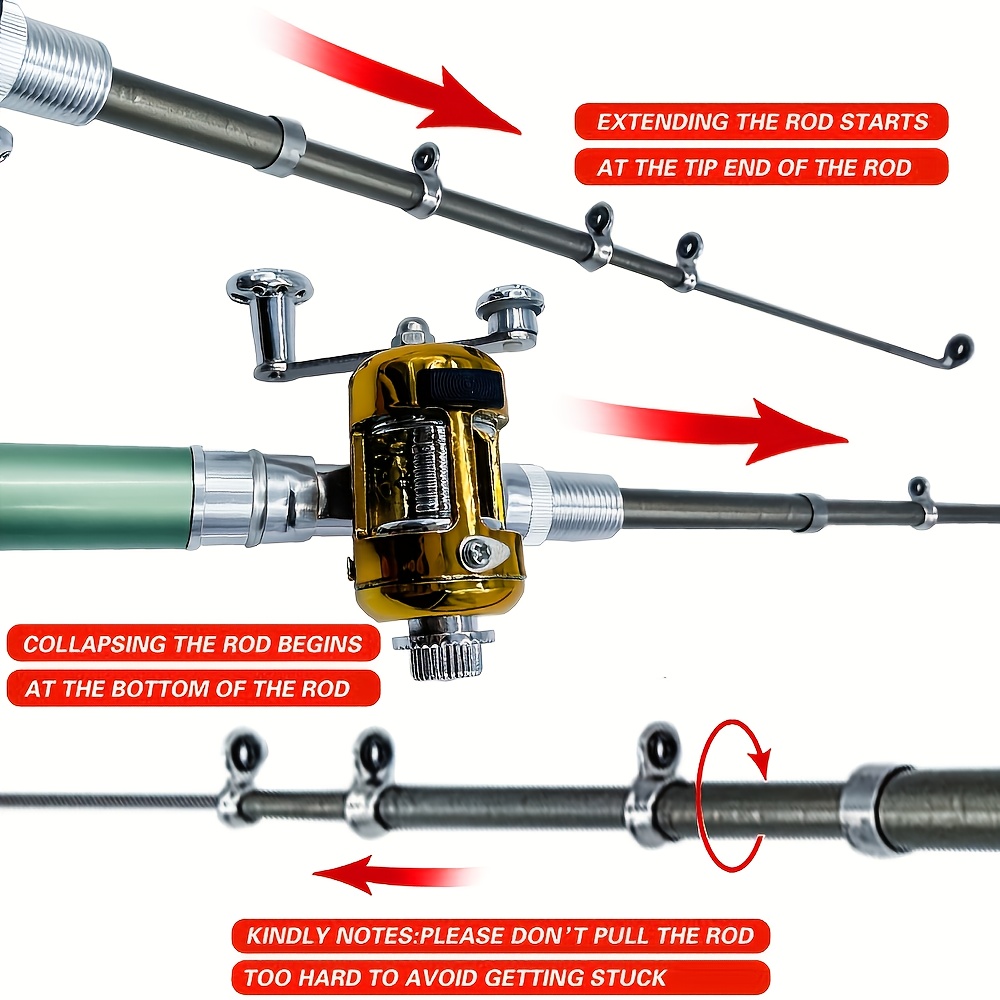 Pocket Ice Fishing Rod & Reel  - Ice Fishing Reel ulasan dan harga