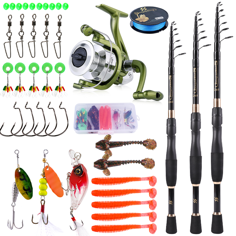 Sougayilang Telescopic Fishing - Spincast Reel ulasan dan harga