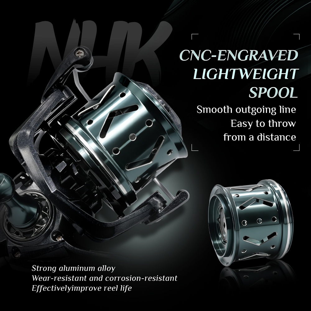 NHK 8000-14000 Spinning Reels  - Spinning Reel ulasan dan harga
