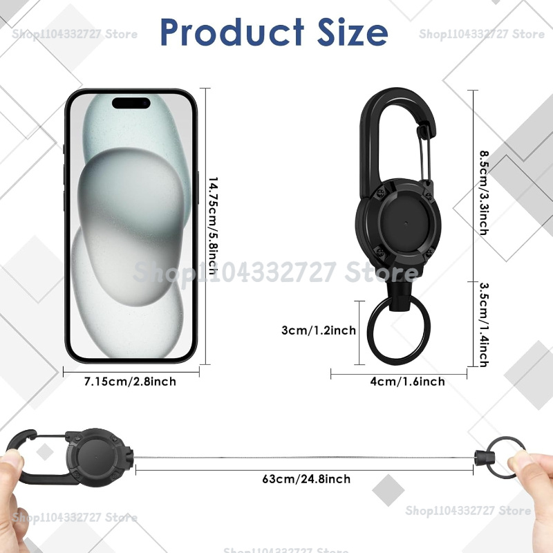 1/2/4pcs Extendable Retractabl - Reel Bag ulasan dan harga