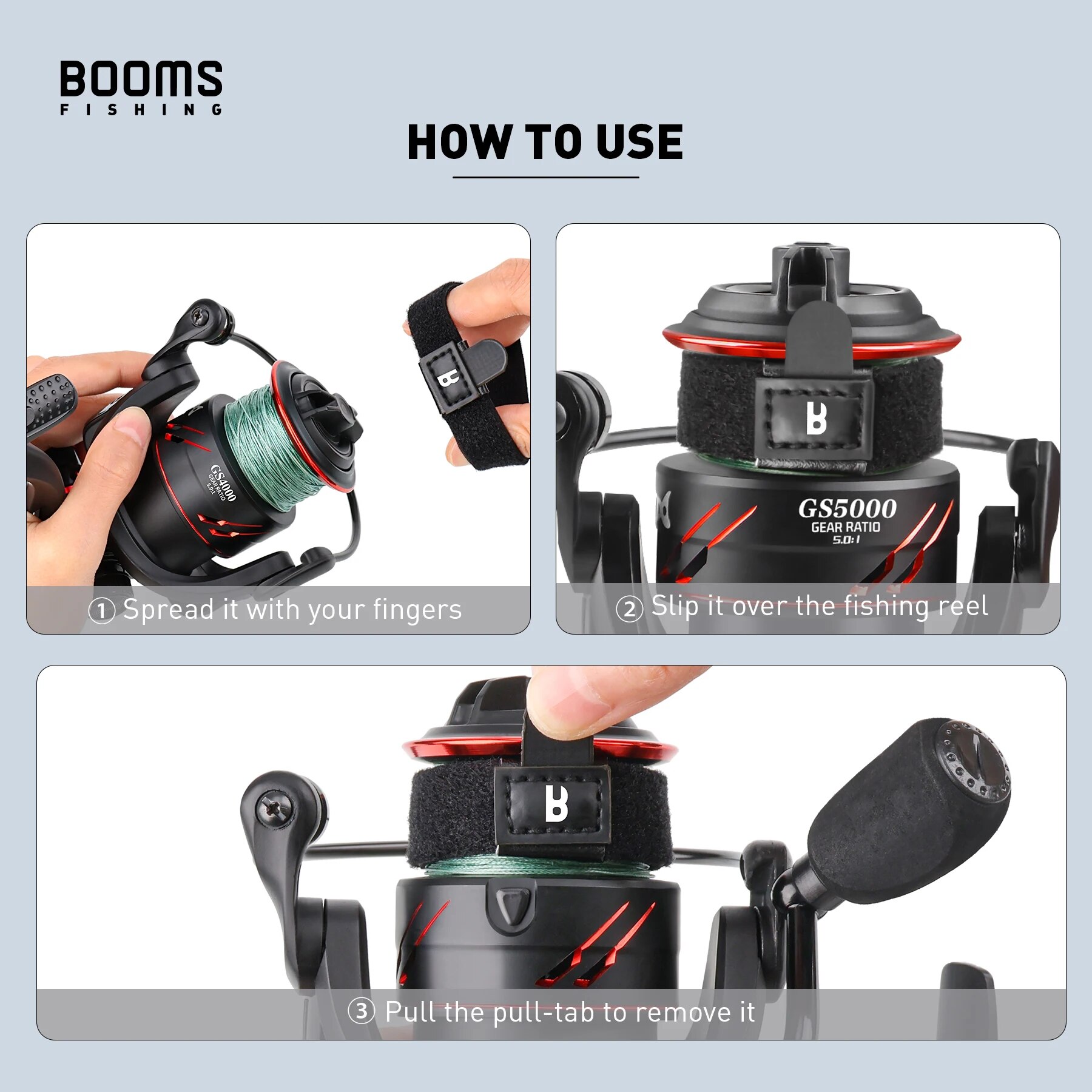 Booms Fishing SB1 4Pcs Spinnin - Spinning Reel ulasan dan harga